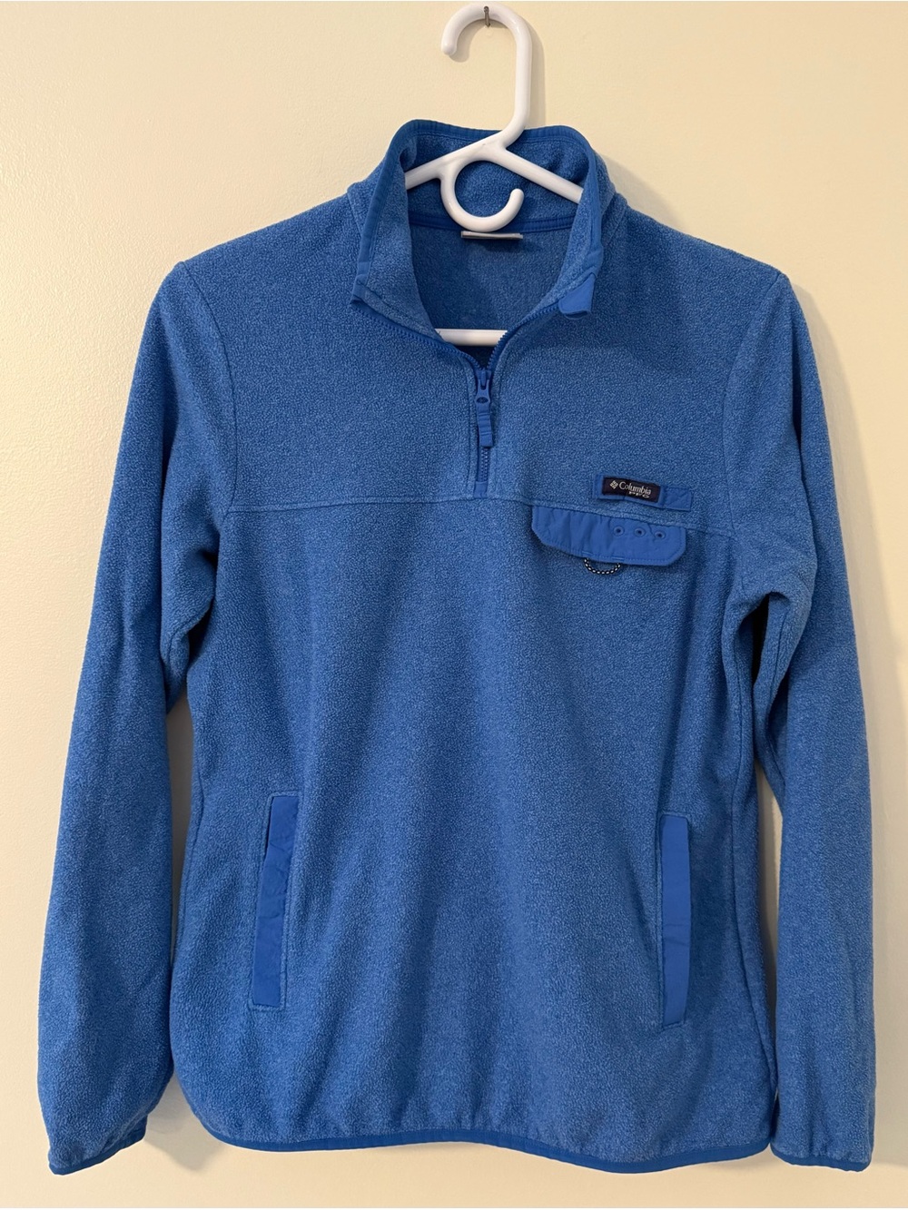 Columbia PFG Ladies Quarter Zip Fleece Sz S